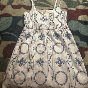 ONLY White Garment with Blue Accents